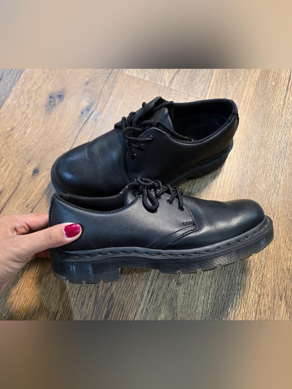 Dr. Martens Unisex Safety Lace-Up Platform Oxfords In Black